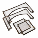 37 Inch Rectangular Metal Outdoor Wood Burning Fireplace - Phoenix Fire Art Store