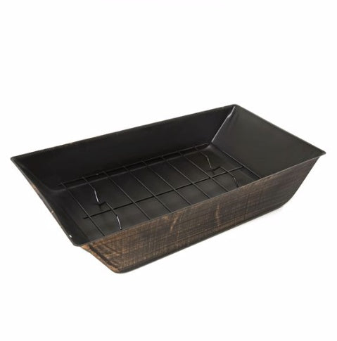 37 Inch Rectangular Metal Outdoor Wood Burning Fireplace - Phoenix Fire Art Store