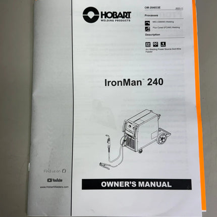 HOBART Ironman 240 Welder | Single-Phase MIG Machine