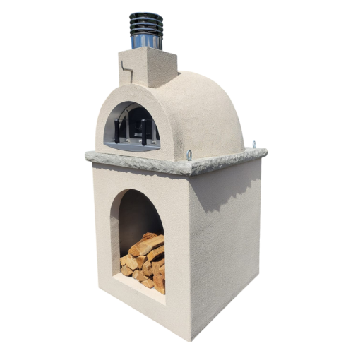 Traditional Wood Fired Brick Pizza Oven - Sierra Dune with Matching Base ProForno
