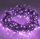 200pcs 66ft Halloween Fairy String Lights 8 Lighting Modes Mini Plug-in String Lights Indoor And Outdoor Christmas Garden Wedding Party Decoration Purple - Phoenix Fire Art Store