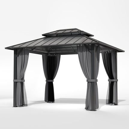 Aera Permanent 10'x12' Hardtop Gazebo Pamapic