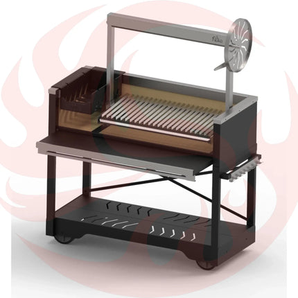 Nuke Puma Freestanding Argentine Charcoal Grill with Santa Maria System GW Store