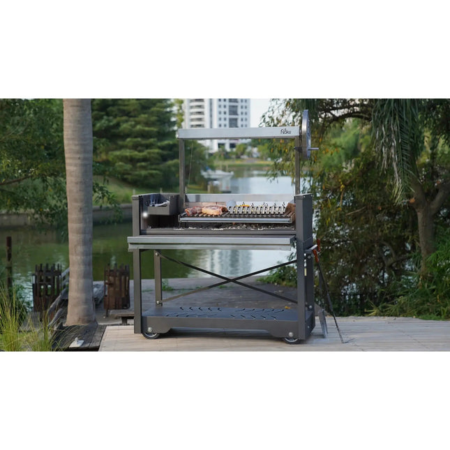 Nuke Puma Freestanding Argentine Charcoal Grill with Santa Maria System GW Store