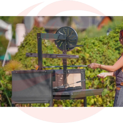 Nuke Puma Freestanding Argentine Charcoal Grill with Santa Maria System GW Store