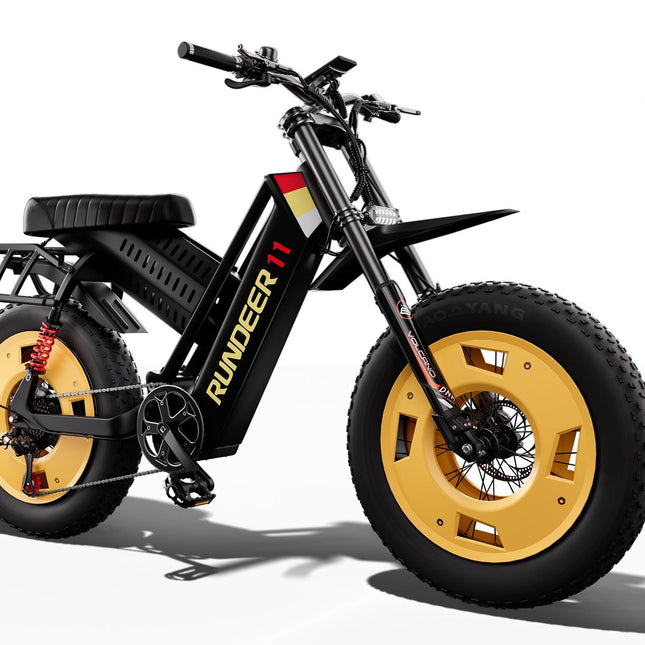 Rundeer Attack 11 Moped-Style Electric Bike - Your Neighbors Will Be Jealous (And Confused)