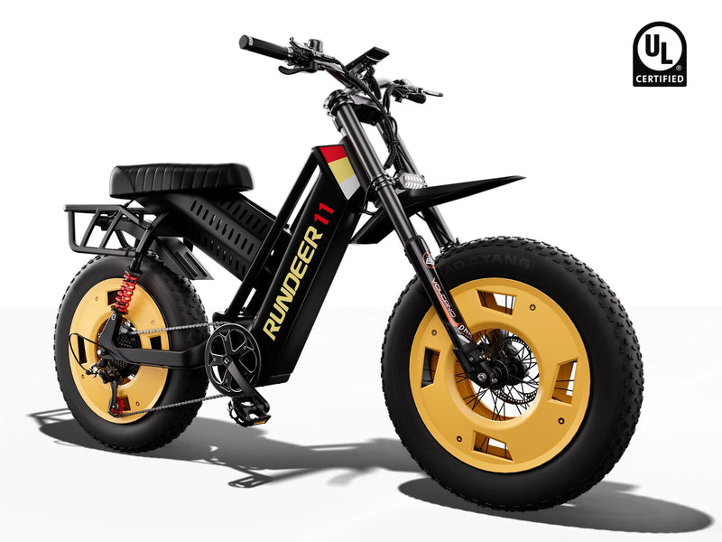 Rundeer Attack 11 Moped-Style Electric Bike - Your Neighbors Will Be Jealous (And Confused)