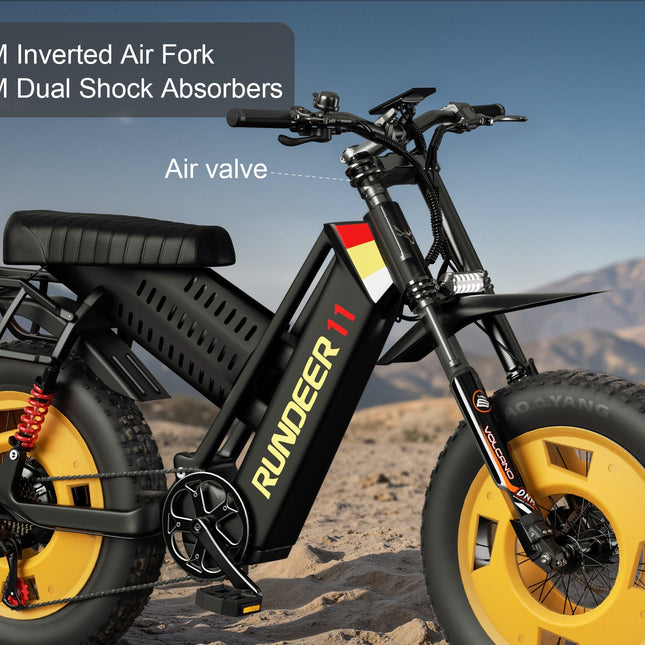 Rundeer Attack 11 Moped-Style Electric Bike - Your Neighbors Will Be Jealous (And Confused)