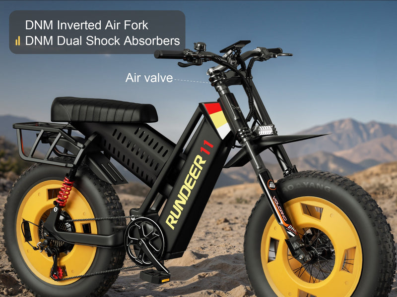 Rundeer Attack 11 Moped-Style Electric Bike - Your Neighbors Will Be Jealous (And Confused)