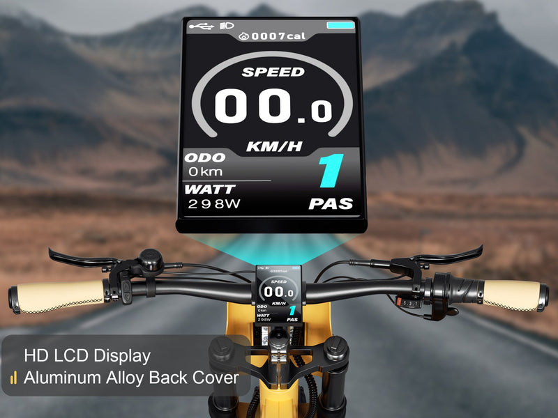 Rundeer Attack10 Off-Road Electric Bike - 1000W Beast Mode E-Bike for Trail Domination