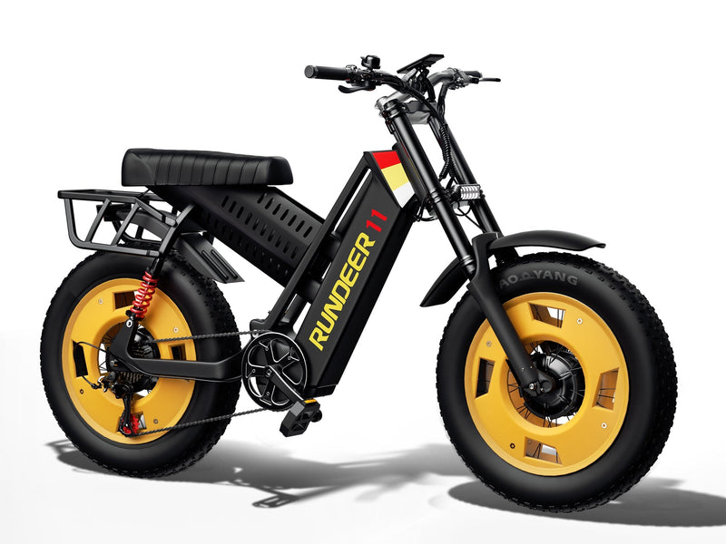 Rundeer Attack 11 Moped-Style Electric Bike - Your Neighbors Will Be Jealous (And Confused)