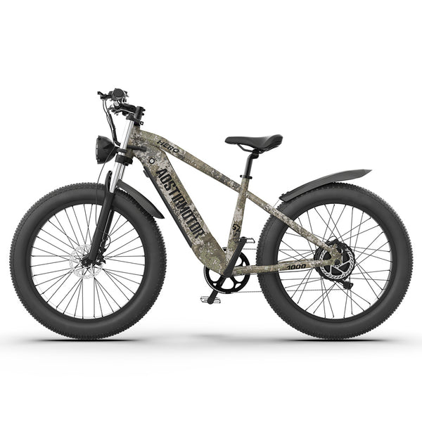 52V All-Terrain Fat Tire Electric Bike - 26x4.0 E-Bike with 20AH Extended Battery & Hydraulic Brakes