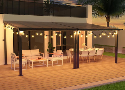 Pamapic Aluminum Hardtop Gazebo Pamapic