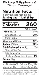 Bacon Sausage 6 Pack - Single Flavor