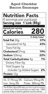 Bacon Sausage 6 Pack - Single Flavor