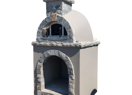 Traditional Wood Fired Brick Pizza Oven - Savannah with Matching Base ProForno
