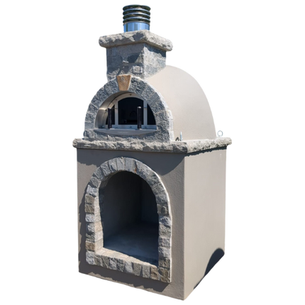 Traditional Wood Fired Brick Pizza Oven - Savannah with Matching Base ProForno