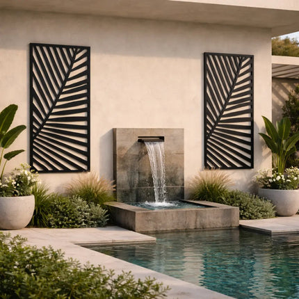 Laser-Cut Palm Panel - FREE SHIPPING MK Design Elements