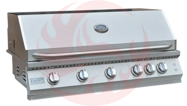 KoKoMo 40” Built-In Gas Grill with 5 Burners and Back Burner - Phoenix Fire Art Store