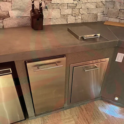 KoKoMo Luxury Outdoor Kitchen BBQ Island - Custom Built Premium Cooking Station for Your Backyard - Phoenix Fire Art Store