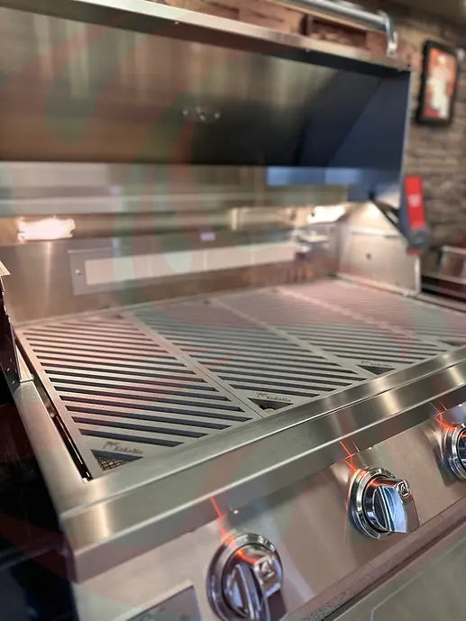 KoKoMo 32” Built-In Gas Grill with 4 Burners, Laser-Cut Grates & Back Burner - Phoenix Fire Art Store