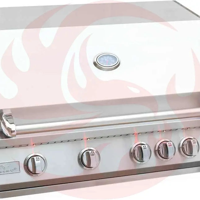KoKoMo 32” Built-In Gas Grill with 4 Burners, Laser-Cut Grates & Back Burner - Phoenix Fire Art Store