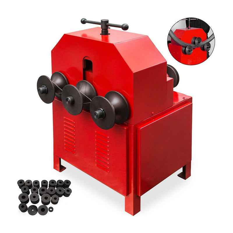 35" Heavy-Duty Electric Multi-Function Industrial Square Pipe Tube Bender Machine W/ Die Set (SAK16482)
