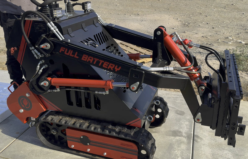 72V 16.4kWh Curiosity Mini Track Loader Skid Steer