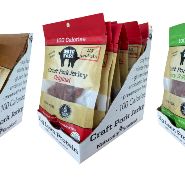 Craft Pork Jerky Collection (24 bags, 8 of each flavor)