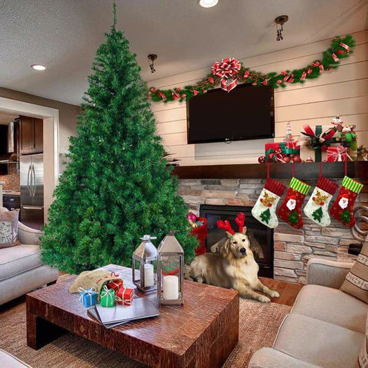 Green 7ft 1100 Branch PVC Christmas Tree