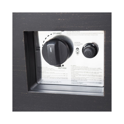 Alora 40-Inch 50K BTU Modern Outdoor Square Iron Backyard Patio Fire Pit (SAK31635)