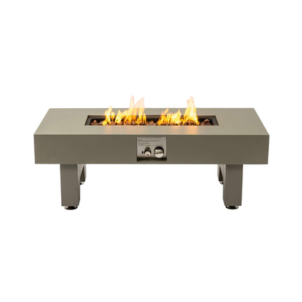 Alora 42" Propane Fire Pit Table - 50,000 BTU Backyard Bonfire Beast