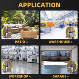 42" Heavy-Duty Metal Industrial Dual Speed Air Circulation Drum Fan (SAK85191)