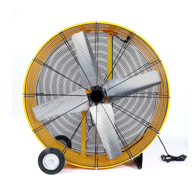 42" Heavy-Duty Metal Industrial Dual Speed Air Circulation Drum Fan (SAK85191)