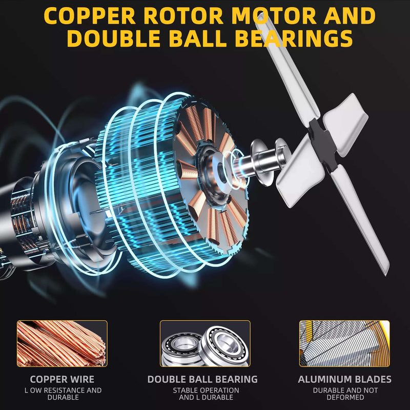 42" Heavy-Duty Metal Industrial Dual Speed Air Circulation Drum Fan (SAK85191)