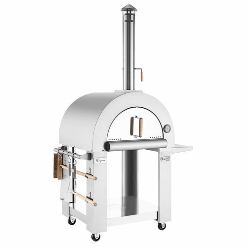 Empava PG05 Outdoor Wood Fired Pizza Oven With Side Table