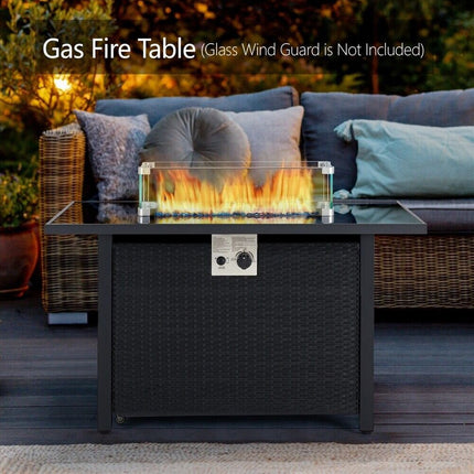 Alora 43" 50,000 BTU Outdoor Patio Propane Gas Fire Pit Table (91486067)