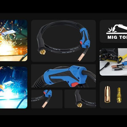 SSIMDER Aluminum MIG Welder Pulse MIG/MAG/HF TIG/Stick/Pilot ARC Plasma Cutter 200A Welding Machine SD4050Pro 10 in 1 Welder Cut - Phoenix Fire Art Store