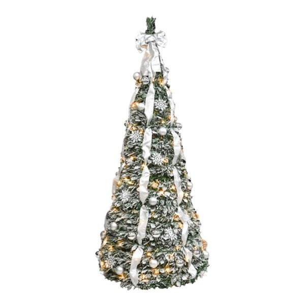 Artificial 6ft Flock Up Christmas Tree