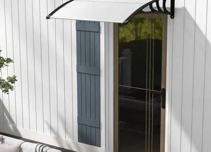48 x 40 Inch Outdoor Front Door Window Awning Door Canopy Exterior DirectDeals