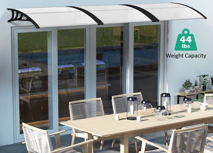 48 x 40 Inch Outdoor Front Door Window Awning Door Canopy Exterior DirectDeals