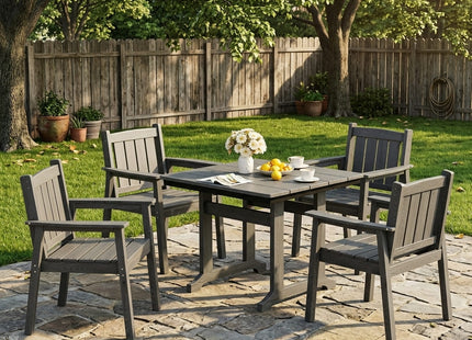 Pamapic HDPE Outdoor Dining Set (5 Pieces) Pamapic
