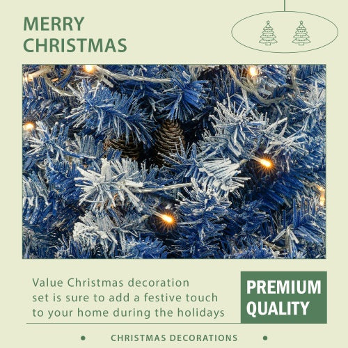 Pre-lit Christmas Tree 4-piece Set