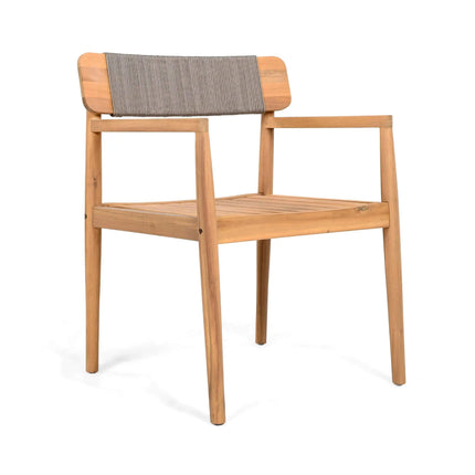 Alora Premium 5-Piece Acacia Wooden Outdoor Furniture Patio Set With Dining Chairs And Table (SAK70445) - Phoenix Fire Art Store