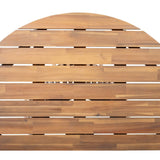 Alora Premium 5-Piece Acacia Wooden Outdoor Furniture Patio Set With Dining Chairs And Table (SAK70445)