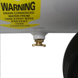 2.5HP Silent Air Compressor 13 Gallon - Oil-Free Portable Powerhouse with Wheels