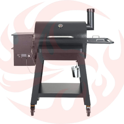 53" Heavy-Duty Portable Wood Pellet BBQ Grill With Cart (SAK93641) - Phoenix Fire Art Store