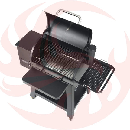 53" Heavy-Duty Portable Wood Pellet BBQ Grill With Cart (SAK93641) - Phoenix Fire Art Store