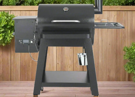 53" Heavy-Duty Portable Wood Pellet BBQ Grill With Cart (SAK93641) - Phoenix Fire Art Store