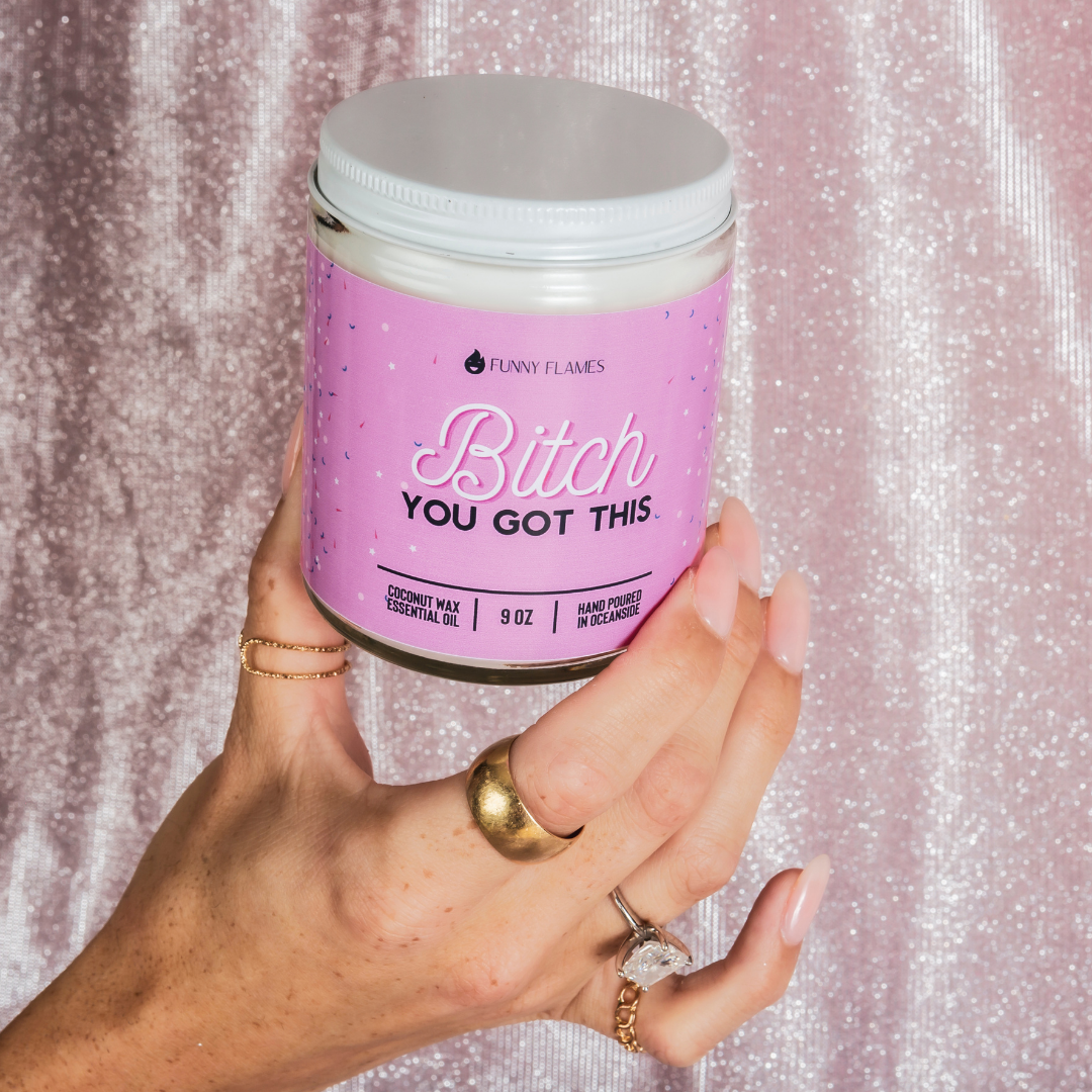 Motivational Candle - Empowering 9oz Soy Candle - Phoenix Fire Art Store
